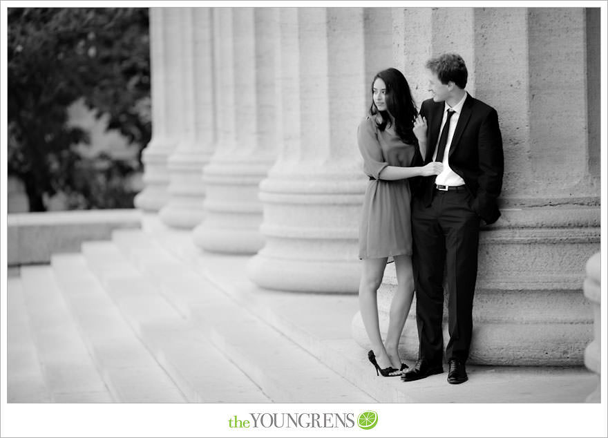 Philadelphia engagement session, Philadelphia Museum of Art engagement, formal engagement session, fall engagement session