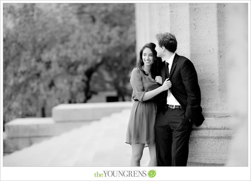 Philadelphia engagement session, Philadelphia Museum of Art engagement, formal engagement session, fall engagement session