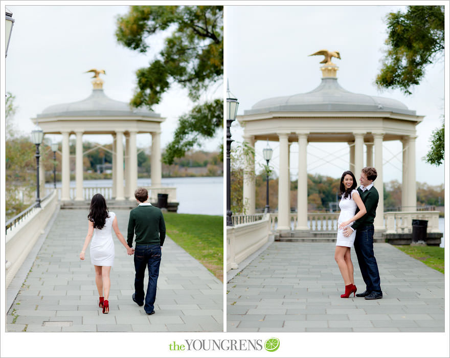 Philadelphia engagement session, Philadelphia Museum of Art engagement, formal engagement session, fall engagement session