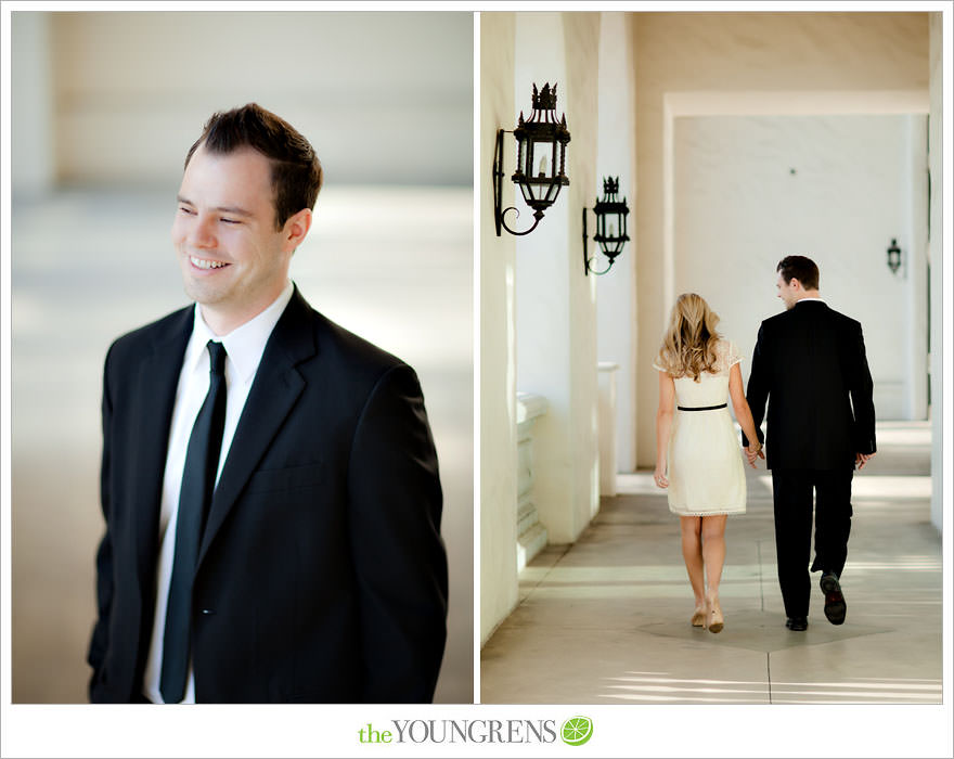 Huntington Beach engagement session, Huntington Beach Hyatt engagement session, hotel engagement session, urban engagement session, formal engagement session, beach engagement session, Orange County engagement session, pier engagement session, sunset engagement photos