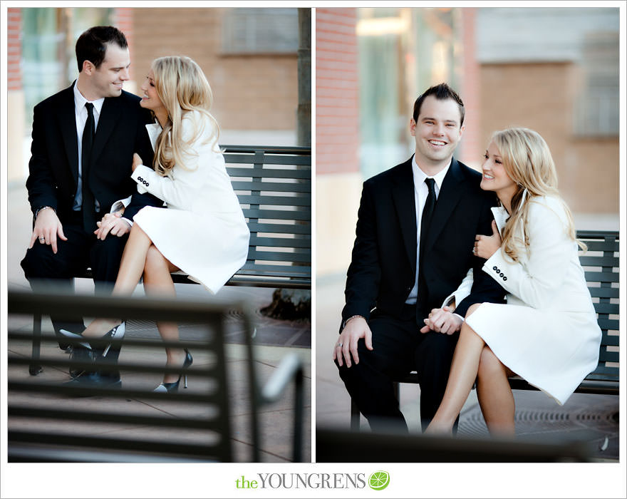 Huntington Beach engagement session, Huntington Beach Hyatt engagement session, hotel engagement session, urban engagement session, formal engagement session, beach engagement session, Orange County engagement session, pier engagement session, sunset engagement photos