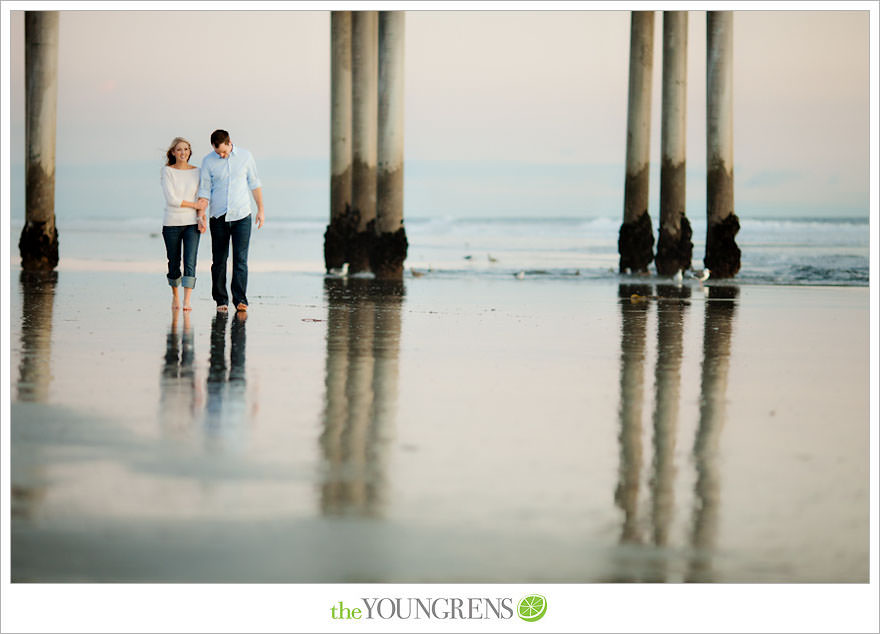 Huntington Beach engagement session, Huntington Beach Hyatt engagement session, hotel engagement session, urban engagement session, formal engagement session, beach engagement session, Orange County engagement session, pier engagement session, sunset engagement photos