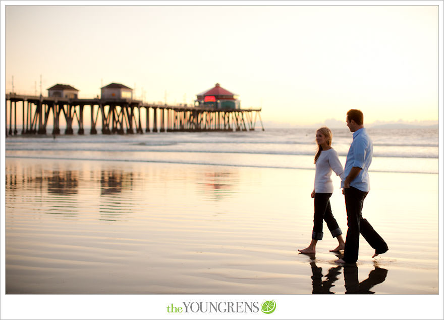 Huntington Beach engagement session, Huntington Beach Hyatt engagement session, hotel engagement session, urban engagement session, formal engagement session, beach engagement session, Orange County engagement session, pier engagement session, sunset engagement photos