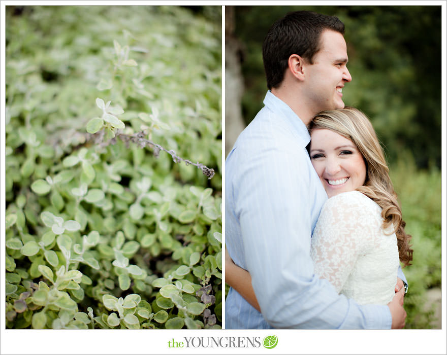 Rancho Santa Fe engagement session, San Diego engagement session, polka dot engagement session, orchard engagement session, engagement session with lemons, pink engagement session, Rancho Santa Fe Inn engagement session