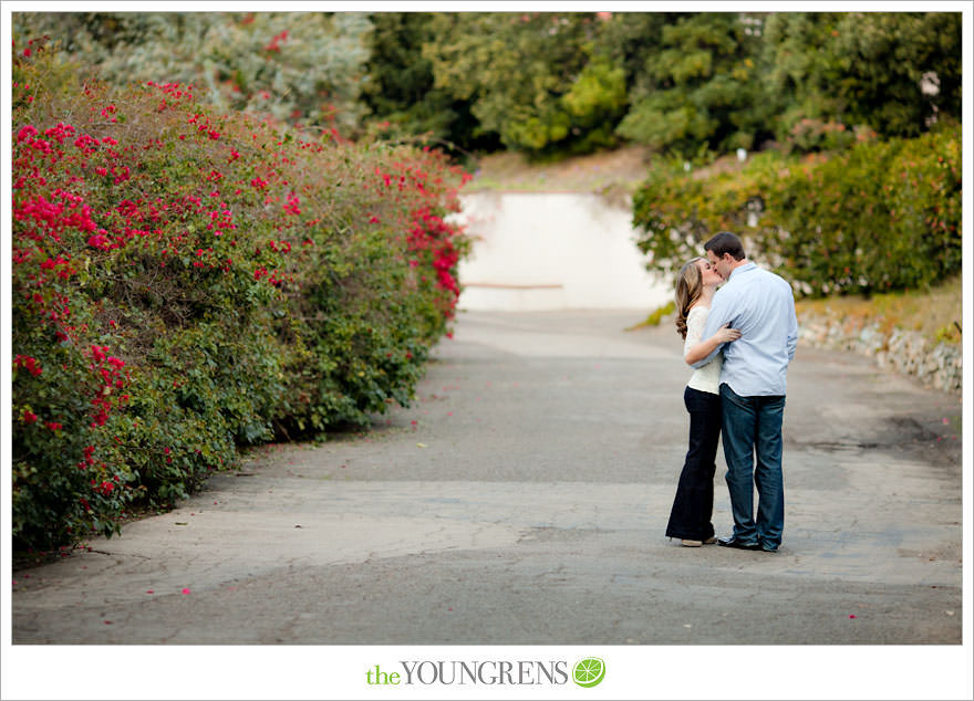 Rancho Santa Fe engagement session, San Diego engagement session, polka dot engagement session, orchard engagement session, engagement session with lemons, pink engagement session, Rancho Santa Fe Inn engagement session