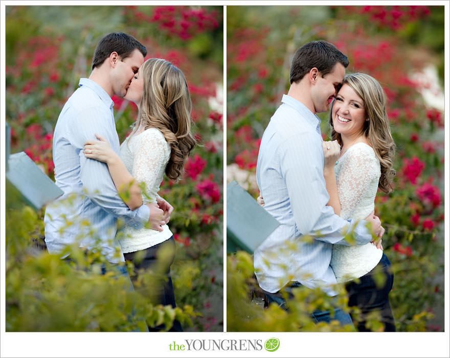 Rancho Santa Fe engagement session, San Diego engagement session, polka dot engagement session, orchard engagement session, engagement session with lemons, pink engagement session, Rancho Santa Fe Inn engagement session