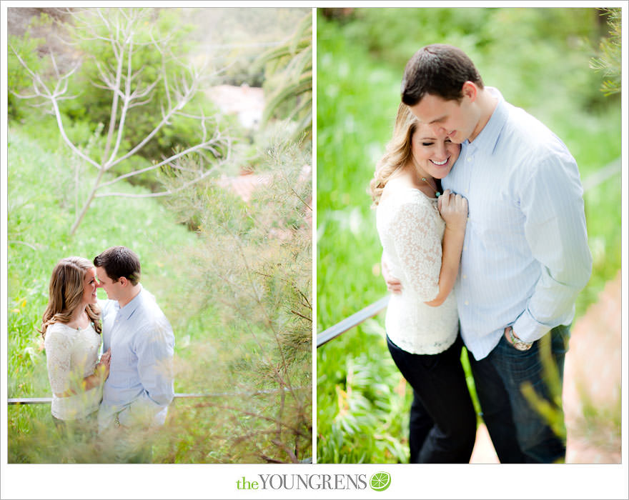 Rancho Santa Fe engagement session, San Diego engagement session, polka dot engagement session, orchard engagement session, engagement session with lemons, pink engagement session, Rancho Santa Fe Inn engagement session