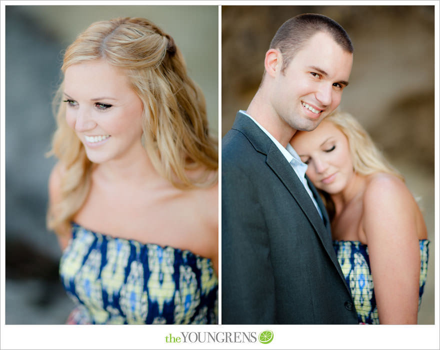 San Diego engagement session, Solana Beach engagement session, beach engagement session, Cedros avenue engagement sesssion, wedding date banner, wedding scrapbook photo, urban engagement session, picnic engagement session, champagne engagement session