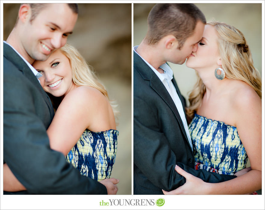 San Diego engagement session, Solana Beach engagement session, beach engagement session, Cedros avenue engagement sesssion, wedding date banner, wedding scrapbook photo, urban engagement session, picnic engagement session, champagne engagement session