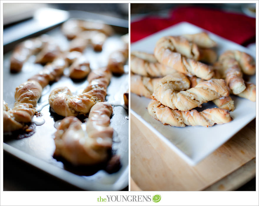 Christmas recipe, Christmas baking recipe, Christmas rolls, Holiday recipe, holiday baking, candy cane baking, baking with walnut filling