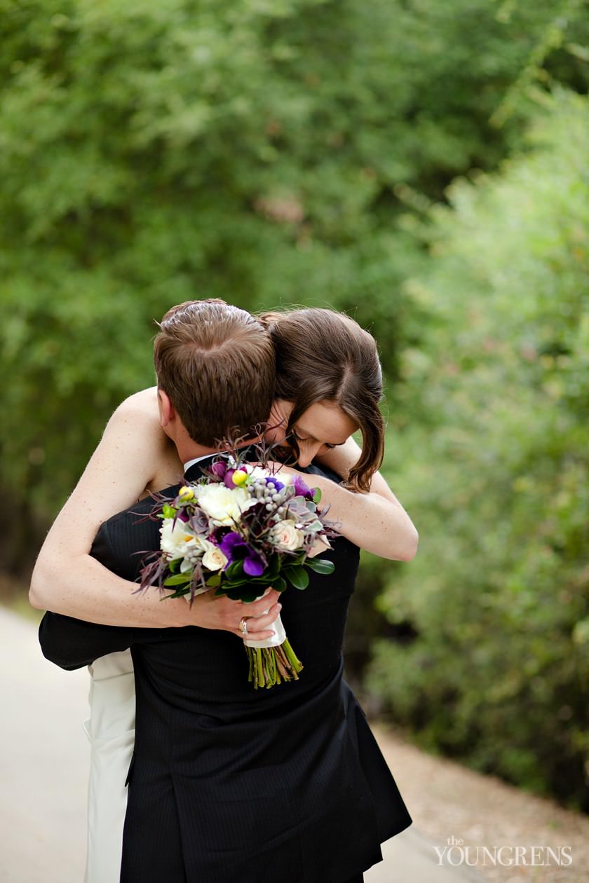 Tuscali Mountain Inn wedding, Topanga Canyon wedding, outdoor wedding, garden wedding, small wedding, bed and breakfast wedding, purple wedding