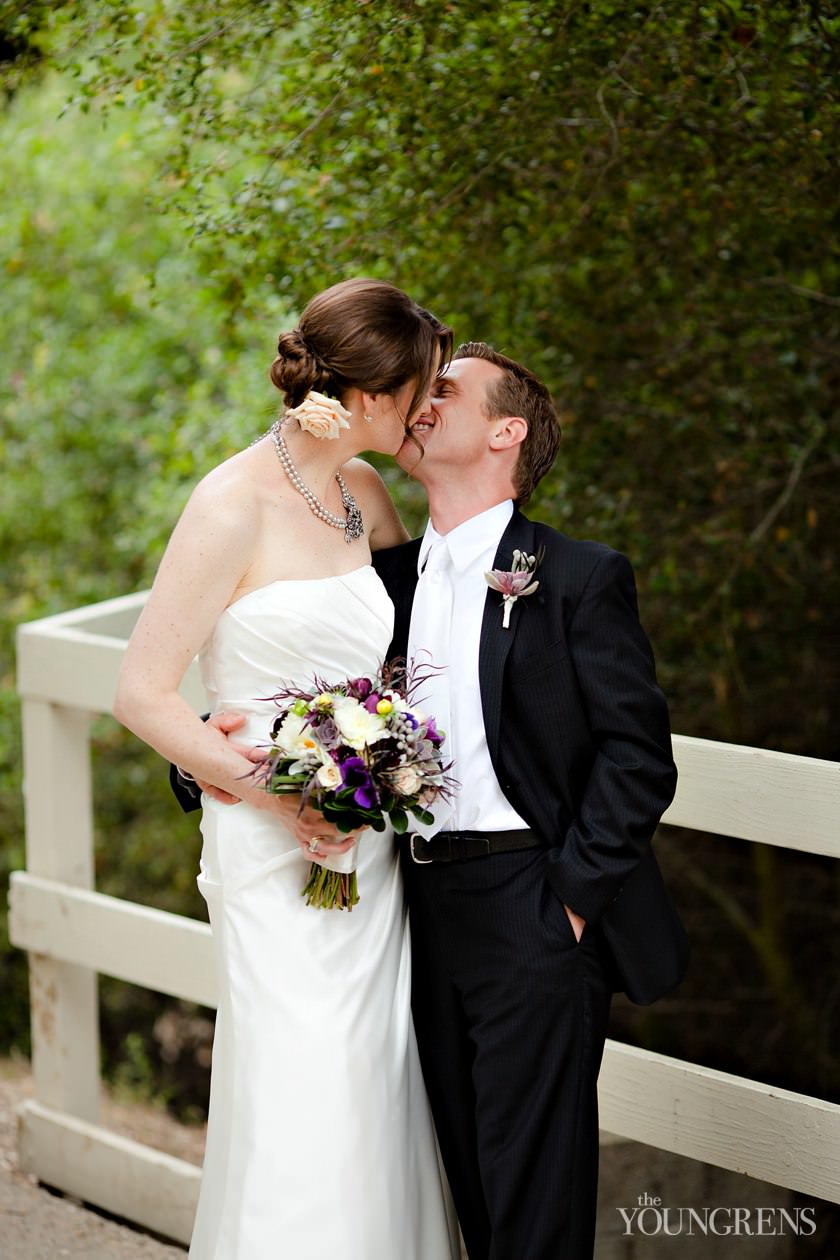 Tuscali Mountain Inn wedding, Topanga Canyon wedding, outdoor wedding, garden wedding, small wedding, bed and breakfast wedding, purple wedding