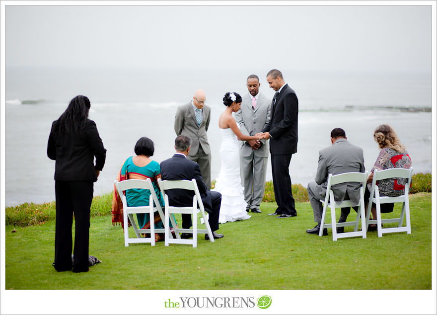 La Jolla wedding ceremony, Wedding Bowl ceremony, La Jolla Wedding, Grand Colonial wedding, beach ceremony, San Diego beach wedding, La Jolla Cove wedding, small beach ceremony