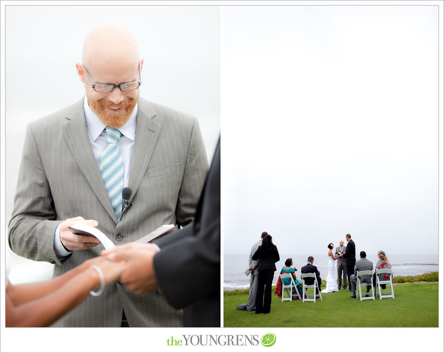 La Jolla wedding ceremony, Wedding Bowl ceremony, La Jolla Wedding, Grand Colonial wedding, beach ceremony, San Diego beach wedding, La Jolla Cove wedding, small beach ceremony