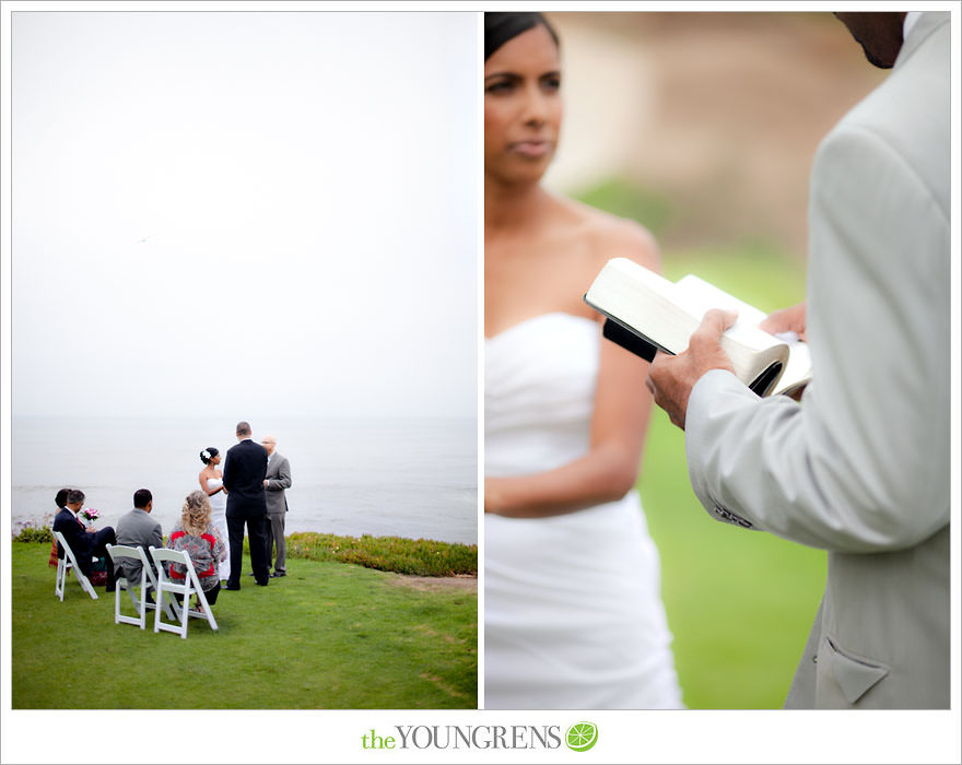 La Jolla wedding ceremony, Wedding Bowl ceremony, La Jolla Wedding, Grand Colonial wedding, beach ceremony, San Diego beach wedding, La Jolla Cove wedding, small beach ceremony