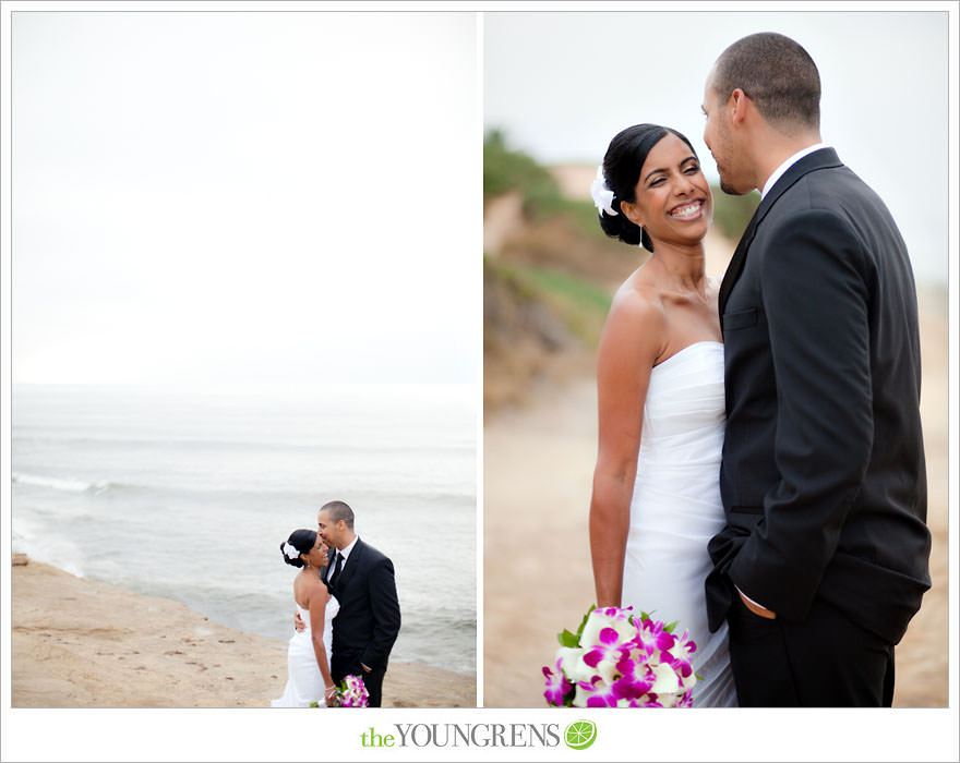 La Jolla wedding ceremony, Wedding Bowl ceremony, La Jolla Wedding, Grand Colonial wedding, beach ceremony, San Diego beach wedding, La Jolla Cove wedding, small beach ceremony