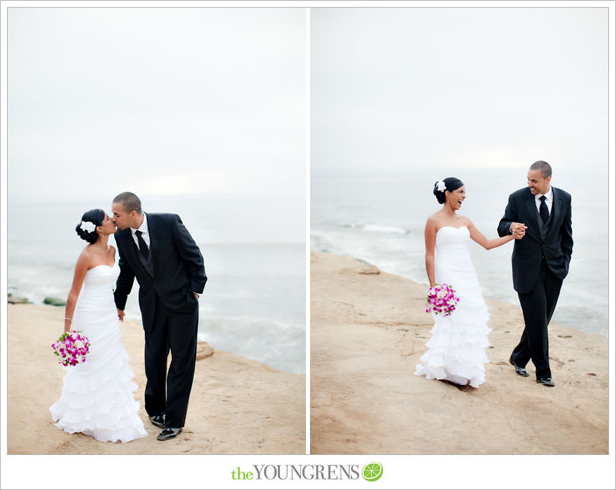 La Jolla wedding ceremony, Wedding Bowl ceremony, La Jolla Wedding, Grand Colonial wedding, beach ceremony, San Diego beach wedding, La Jolla Cove wedding, small beach ceremony