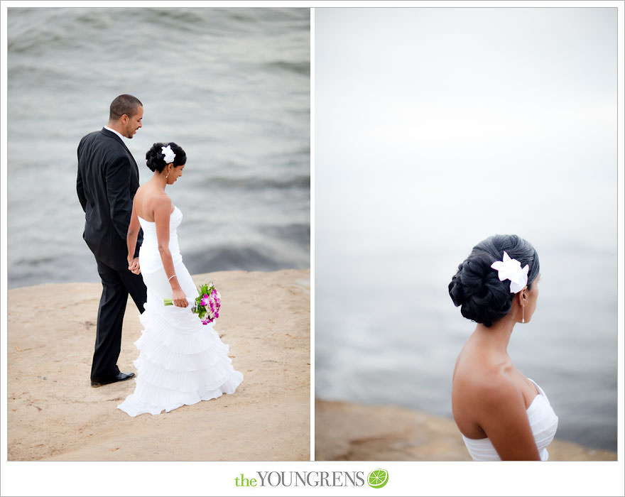 La Jolla wedding ceremony, Wedding Bowl ceremony, La Jolla Wedding, Grand Colonial wedding, beach ceremony, San Diego beach wedding, La Jolla Cove wedding, small beach ceremony