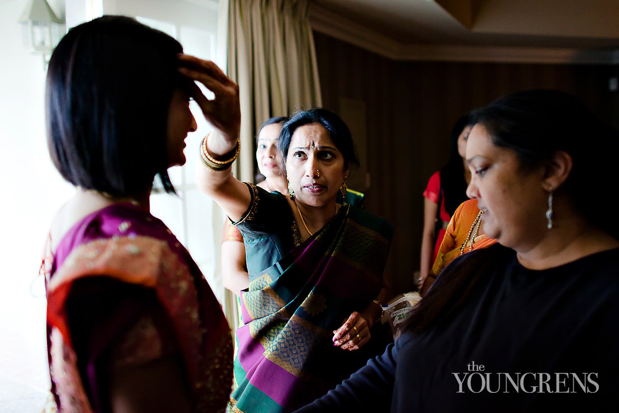 Indian wedding, San Diego Indian wedding, Hindu wedding, Del Mar Wedding, L'Auberge Del Mar wedding, Seagrove Park ceremony, multi-cultural wedding, red wedding, seafoam wedding, seaside wedding, beach wedding