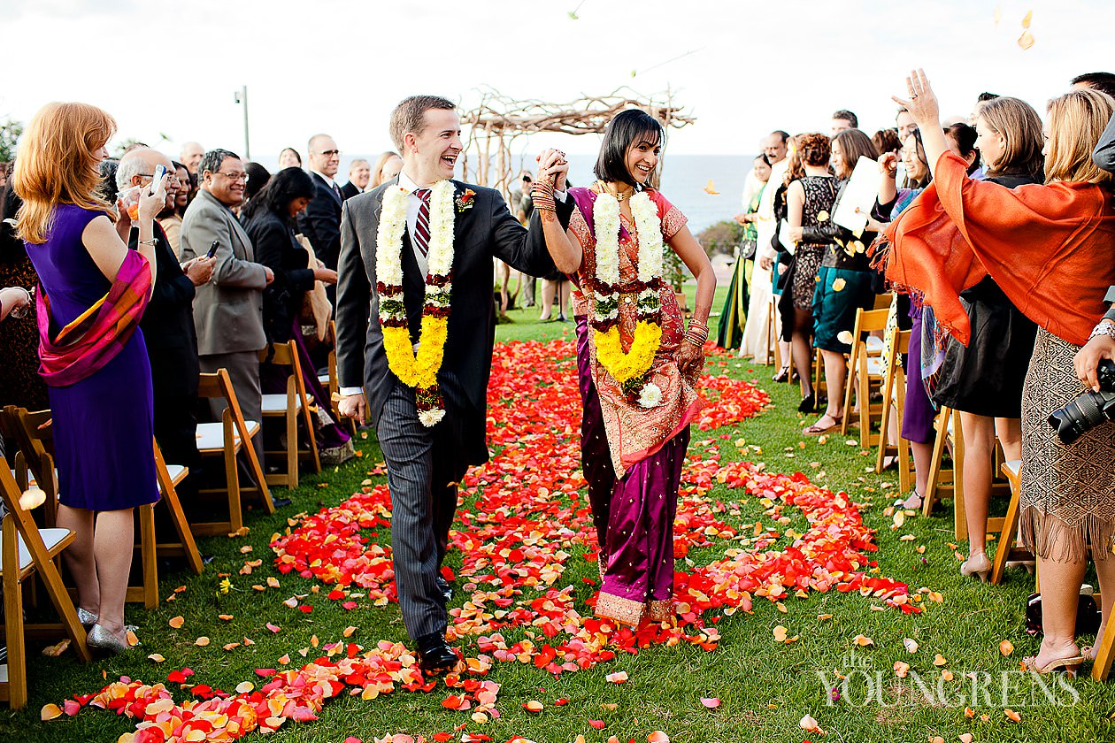 Indian wedding, San Diego Indian wedding, Hindu wedding, Del Mar Wedding, L'Auberge Del Mar wedding, Seagrove Park ceremony, multi-cultural wedding, red wedding, seafoam wedding, seaside wedding, beach wedding