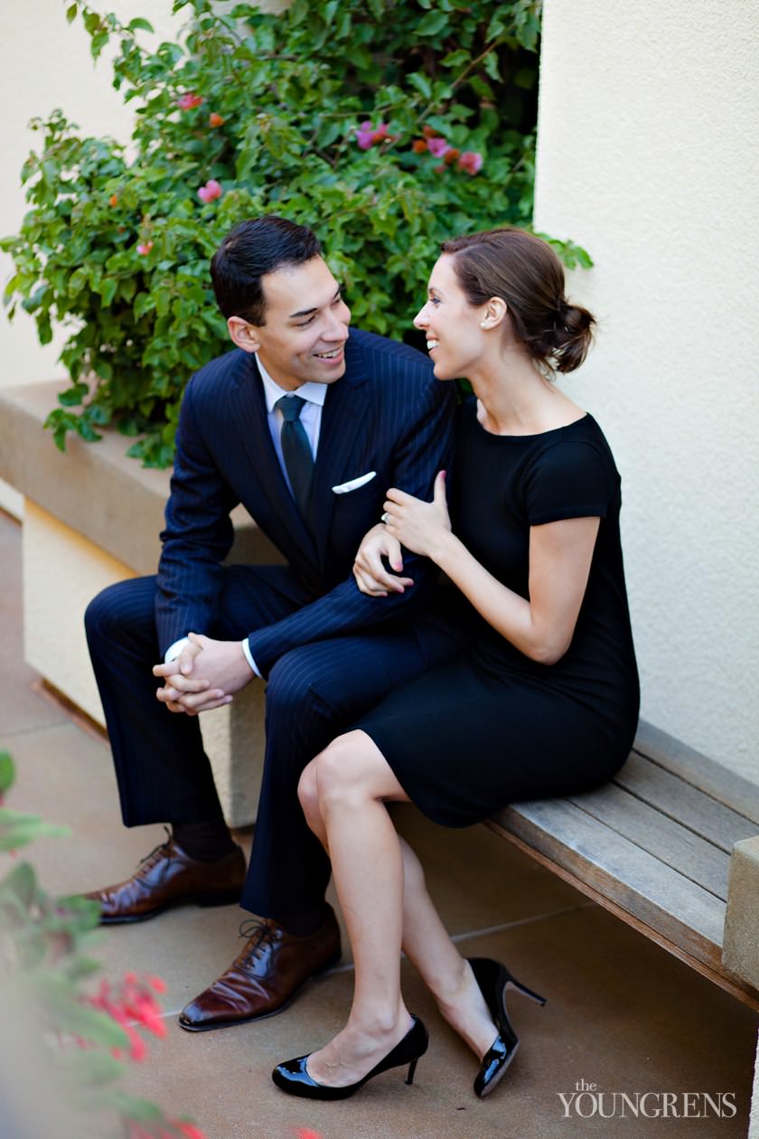 Pepperdine University engagement session, Pepperdine engagement, engagement session with black dress, fancy engagement session, Sperry's engagement session, Malibu engagement session, university engagement session