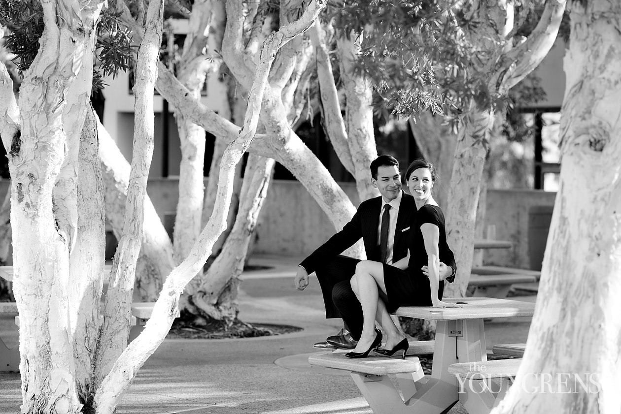 Pepperdine University engagement session, Pepperdine engagement, engagement session with black dress, fancy engagement session, Sperry's engagement session, Malibu engagement session, university engagement session