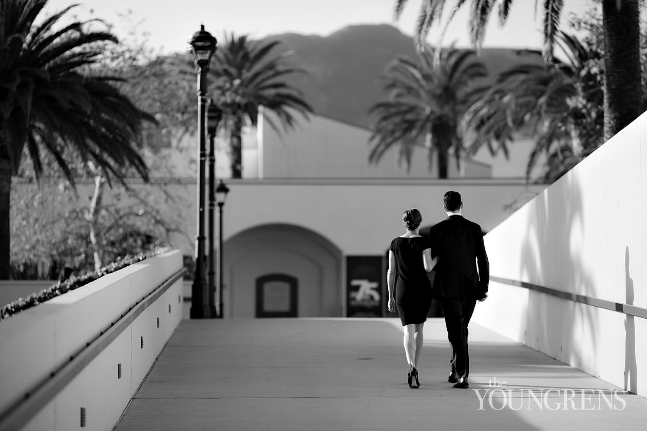 Pepperdine University engagement session, Pepperdine engagement, engagement session with black dress, fancy engagement session, Sperry's engagement session, Malibu engagement session, university engagement session