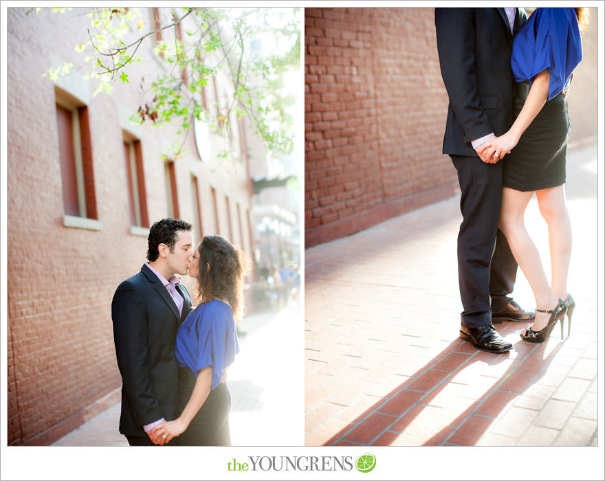 Mission Bay engagement session, wakeboarding engagement session, engagement session on a boat, motor boat engagement, Nautique engagement session, Downtown San Diego engagement session, Petco Park engagement, Hilton Bayfront bridge engagement, Gaslamp engagement session, urban engagement session, San Diego engagement session