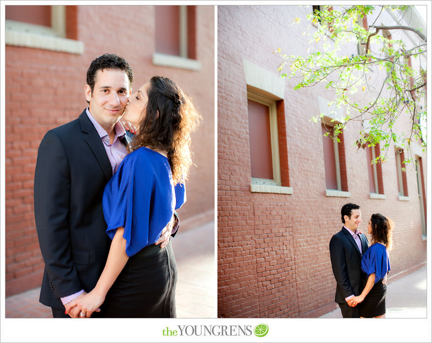 Mission Bay engagement session, wakeboarding engagement session, engagement session on a boat, motor boat engagement, Nautique engagement session, Downtown San Diego engagement session, Petco Park engagement, Hilton Bayfront bridge engagement, Gaslamp engagement session, urban engagement session, San Diego engagement session