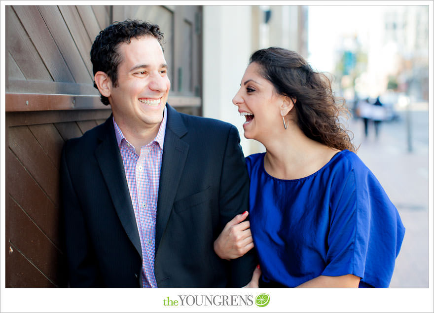 Mission Bay engagement session, wakeboarding engagement session, engagement session on a boat, motor boat engagement, Nautique engagement session, Downtown San Diego engagement session, Petco Park engagement, Hilton Bayfront bridge engagement, Gaslamp engagement session, urban engagement session, San Diego engagement session