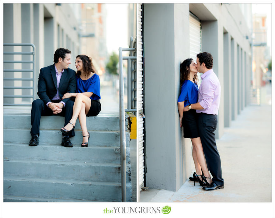 Mission Bay engagement session, wakeboarding engagement session, engagement session on a boat, motor boat engagement, Nautique engagement session, Downtown San Diego engagement session, Petco Park engagement, Hilton Bayfront bridge engagement, Gaslamp engagement session, urban engagement session, San Diego engagement session