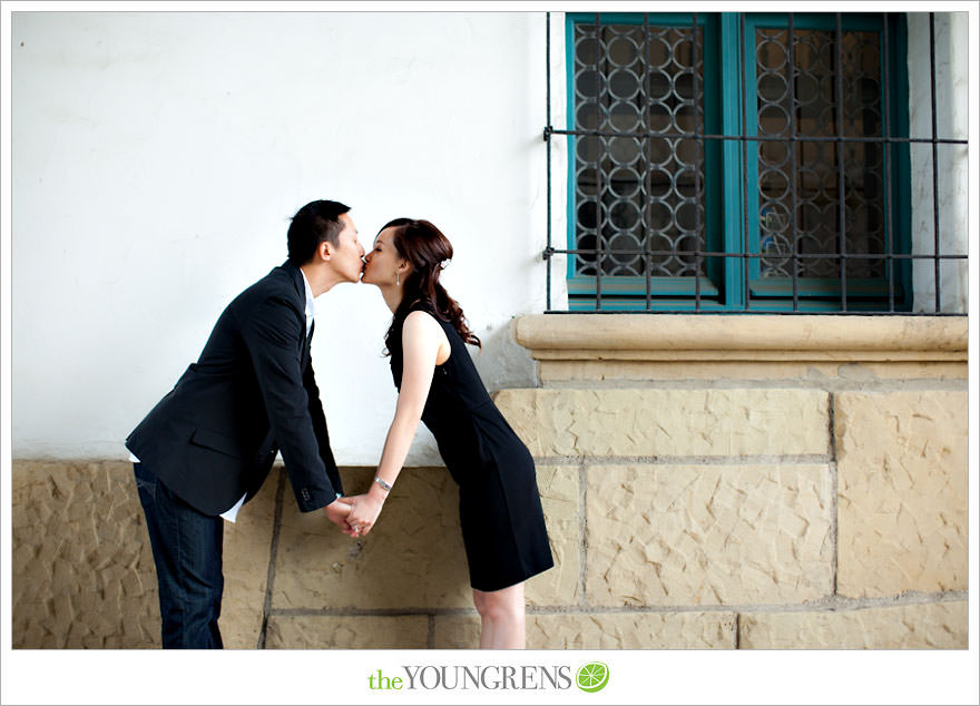 Santa Barbara engagement session, Santa Barbara courthouse engagement, courthouse engagement session, Santa Barbara courthouse, purple engagement session