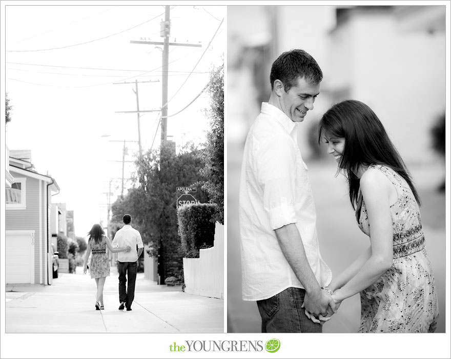 Balboa Island engagement session, Newport engagement session, engagement session with balboa bars, beach engagement, Newport Beach engagement session, ice cream engagement session, orange county engagement session