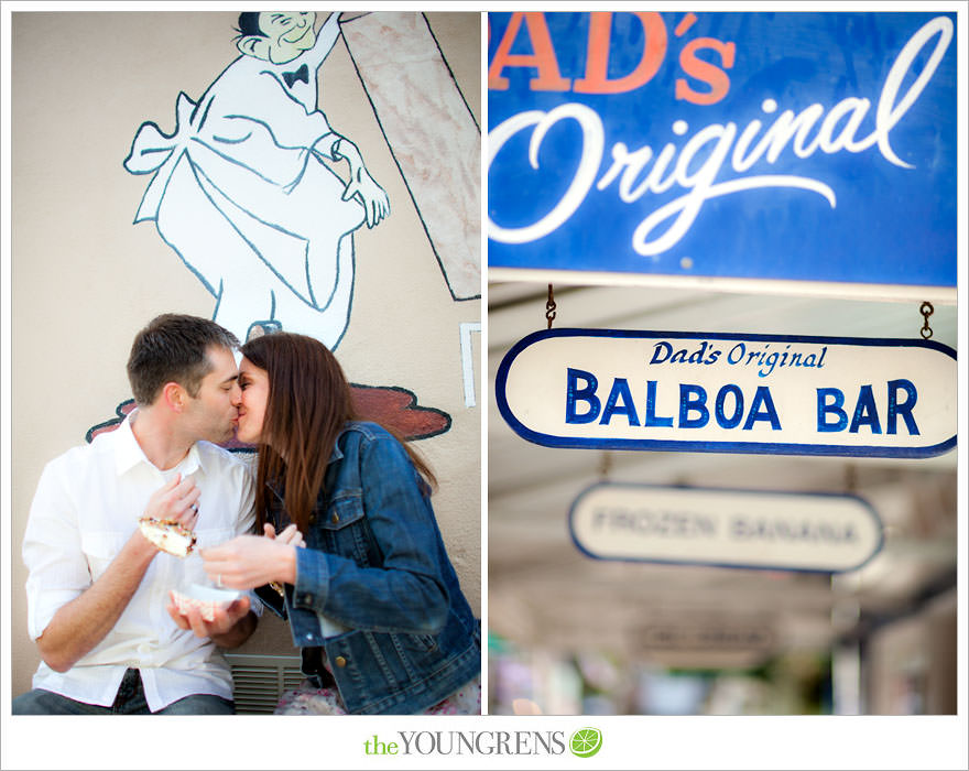 Balboa Island engagement session, Newport engagement session, engagement session with balboa bars, beach engagement, Newport Beach engagement session, ice cream engagement session, orange county engagement session