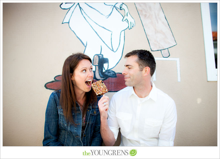 Balboa Island engagement session, Newport engagement session, engagement session with balboa bars, beach engagement, Newport Beach engagement session, ice cream engagement session, orange county engagement session