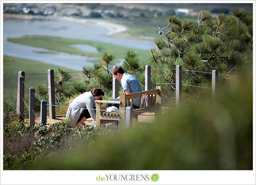 Torrey Pines proposal, proposing at Torrey Pines State Park, San Diego proposal story, La Jolla proposal story, L'Auberge proposal, Del Mar proposal, Point Loma Nazarene University proposal, PLNU proposal story, PLNU engagement Torry Pines State Park engagement