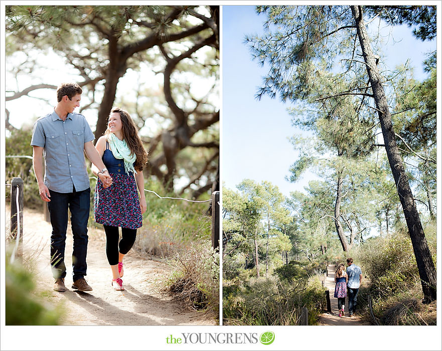 Torrey Pines proposal, proposing at Torrey Pines State Park, San Diego proposal story, La Jolla proposal story, L'Auberge proposal, Del Mar proposal, Point Loma Nazarene University proposal, PLNU proposal story, PLNU engagement Torry Pines State Park engagement