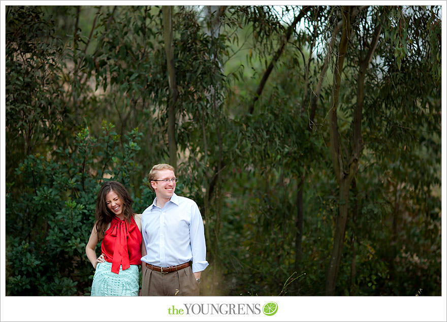 Rancho Santa Fe engagement, car engagement session, convertible engagement session, road trip themed engagement, driving engagement session, meadow engagement session, San Diego engagement session