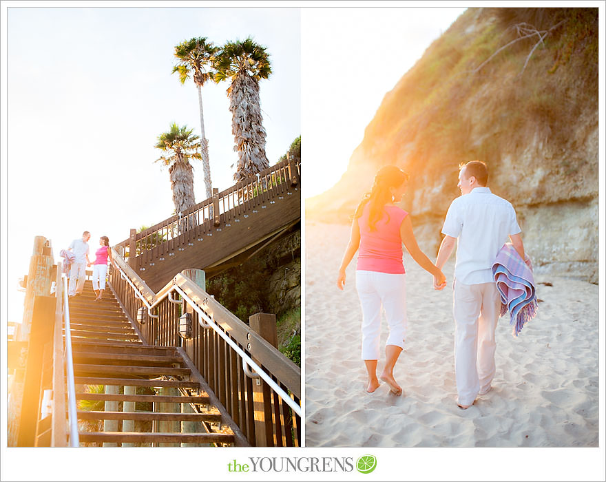 Encinitas engagement session, coffeehouse engagement session, Pannikin engagement session, beach engagement session, paddleboard engagement session, smashball engagement session, San Diego beach engagement session, coffee engagement session, Leucadia engagement session, sunset engagement session, pink engagement session, Swamis engagement session, Cardiff engagement session