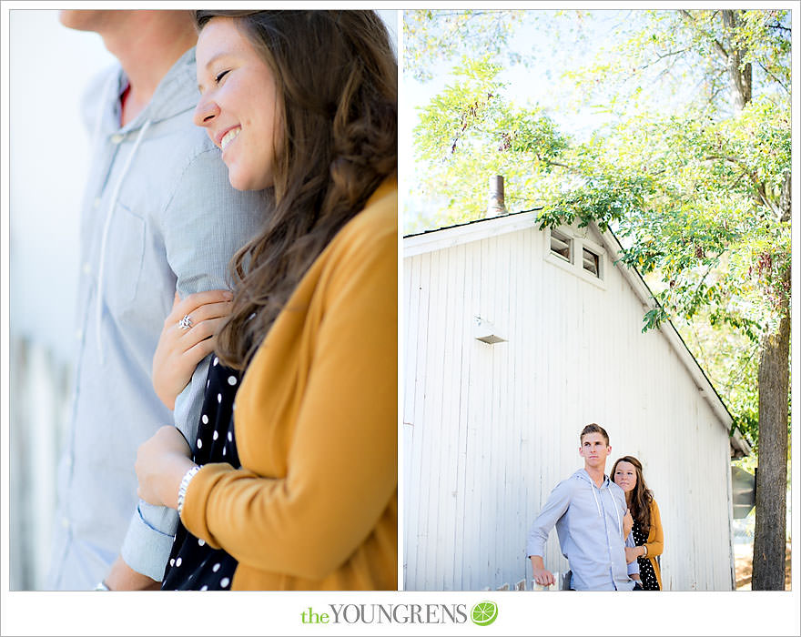 Julian engagement session, country engagement session, summer engagement session, fall engagement session, mountain engagement session, rustic engagement session, field engagement session, oak tree engagement session, meadow engagement session, San Diego county engagement session