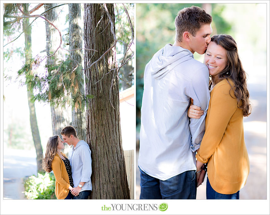 Julian engagement session, country engagement session, summer engagement session, fall engagement session, mountain engagement session, rustic engagement session, field engagement session, oak tree engagement session, meadow engagement session, San Diego county engagement session