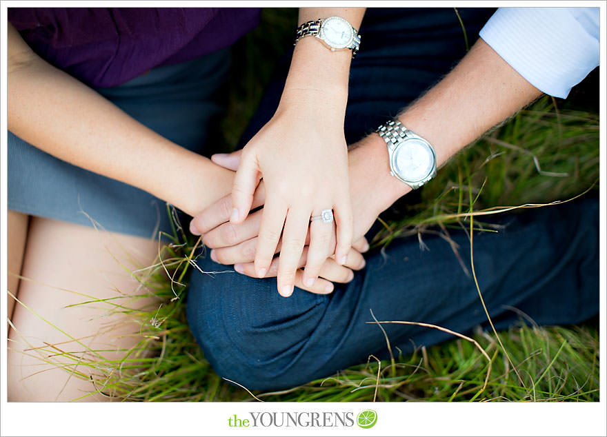 Julian engagement session, country engagement session, summer engagement session, fall engagement session, mountain engagement session, rustic engagement session, field engagement session, oak tree engagement session, meadow engagement session, San Diego county engagement session