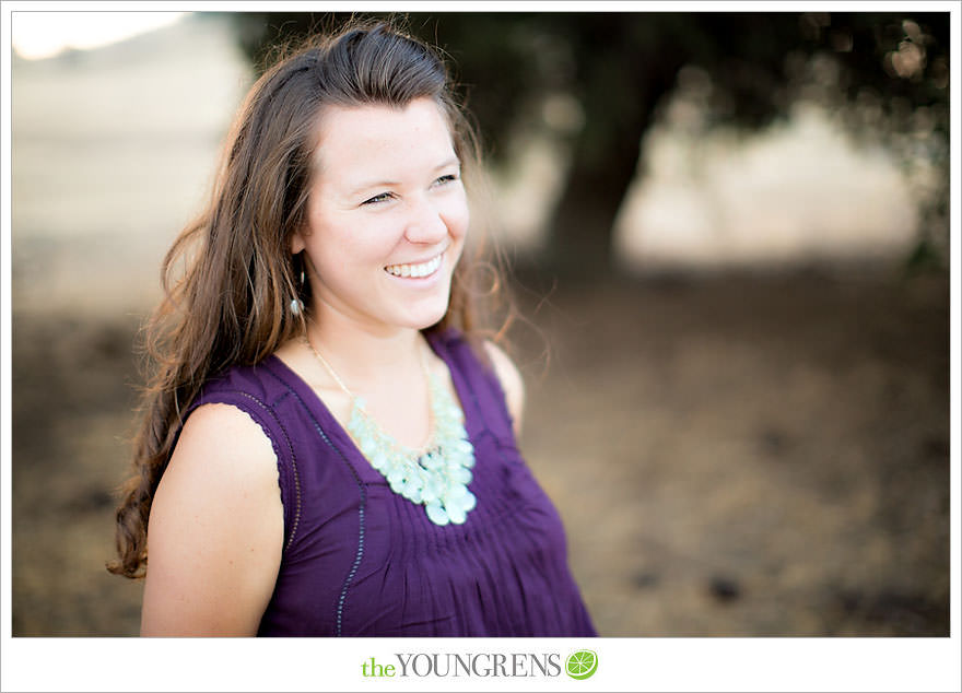 Julian engagement session, country engagement session, summer engagement session, fall engagement session, mountain engagement session, rustic engagement session, field engagement session, oak tree engagement session, meadow engagement session, San Diego county engagement session