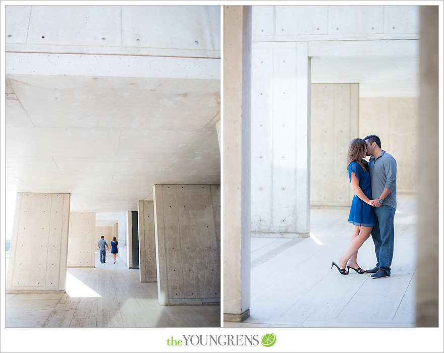 Salk Institute portrait photography, San Diego portrait photography, San Diego beach photography, beach picnic photography, Torrey Pines portrait photography, one year anniversary portraits, the Youngrens portrait photography