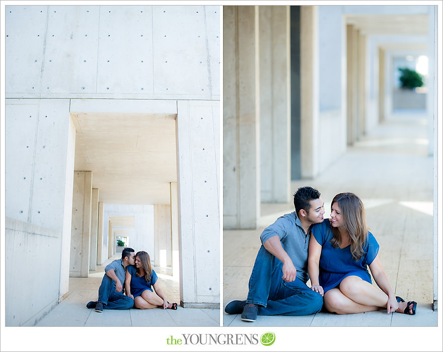 Salk Institute portrait photography, San Diego portrait photography, San Diego beach photography, beach picnic photography, Torrey Pines portrait photography, one year anniversary portraits, the Youngrens portrait photography