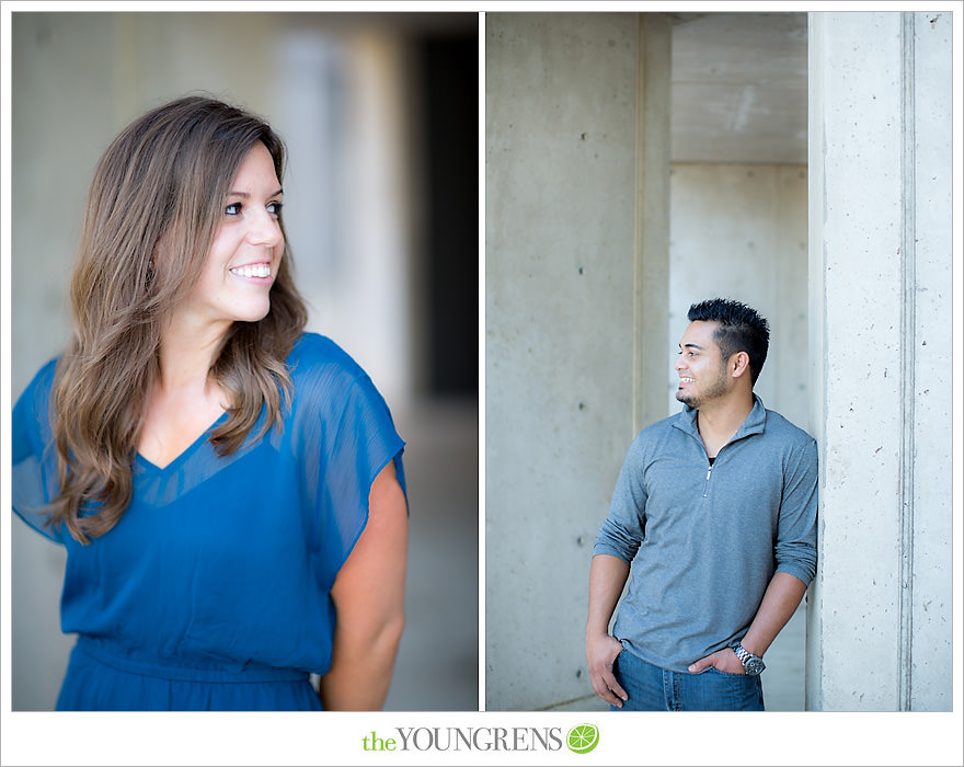 Salk Institute portrait photography, San Diego portrait photography, San Diego beach photography, beach picnic photography, Torrey Pines portrait photography, one year anniversary portraits, the Youngrens portrait photography