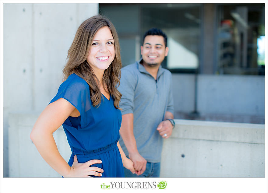 Salk Institute portrait photography, San Diego portrait photography, San Diego beach photography, beach picnic photography, Torrey Pines portrait photography, one year anniversary portraits, the Youngrens portrait photography