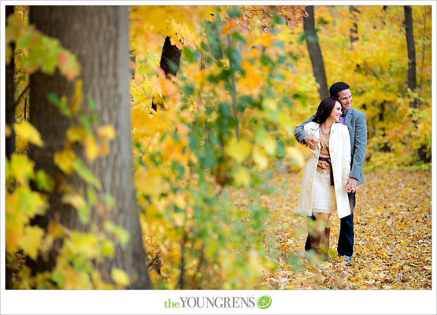 Minneapolis portrait session, fall portrait session, Frech Park portrait session, yellow leaves portrait session, changing leaves portrait session, white coat portrait session, The Youngrens Two-Day Workshop, The Youngrens Shooting Workshop, The Youngrens photographer education