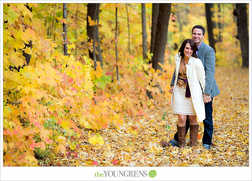 Minneapolis portrait session, fall portrait session, Frech Park portrait session, yellow leaves portrait session, changing leaves portrait session, white coat portrait session, The Youngrens Two-Day Workshop, The Youngrens Shooting Workshop, The Youngrens photographer education