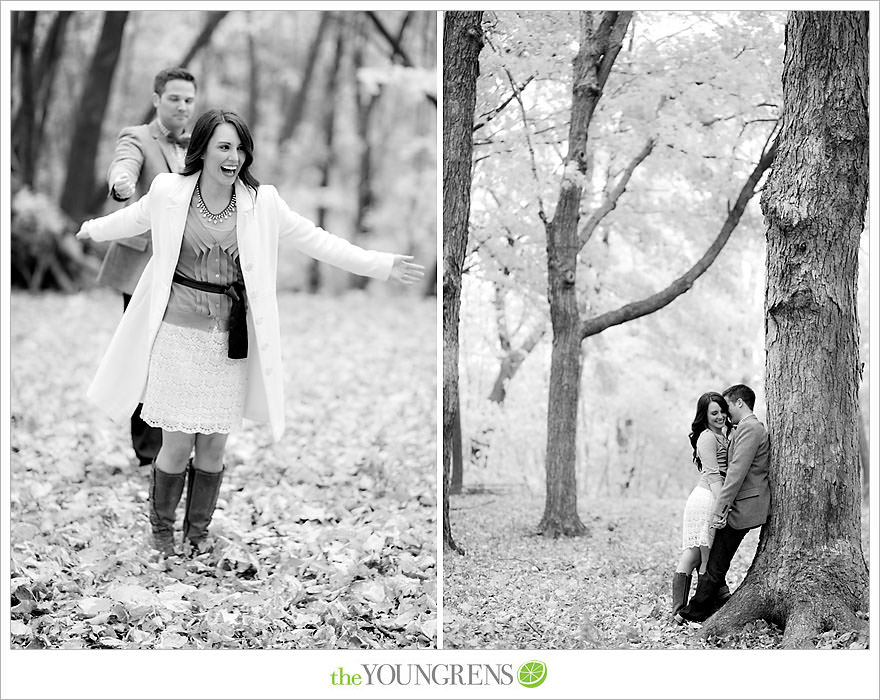 Minneapolis portrait session, fall portrait session, Frech Park portrait session, yellow leaves portrait session, changing leaves portrait session, white coat portrait session, The Youngrens Two-Day Workshop, The Youngrens Shooting Workshop, The Youngrens photographer education